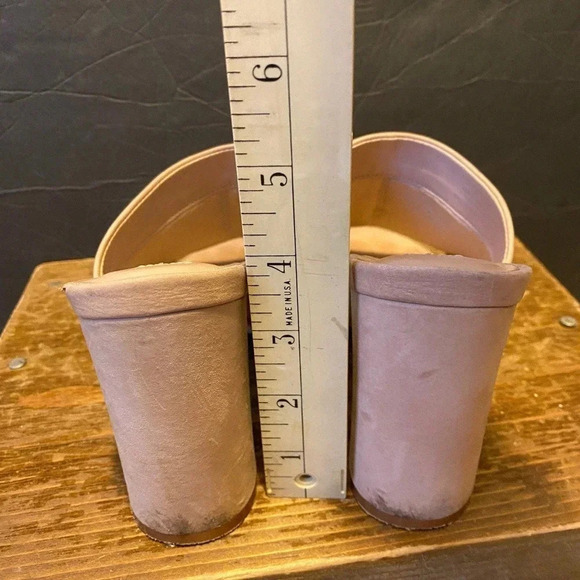 Steve Madden Leather Upper 4” High Heels/Sandals Women Size 7.5 - Picture 2 of 7